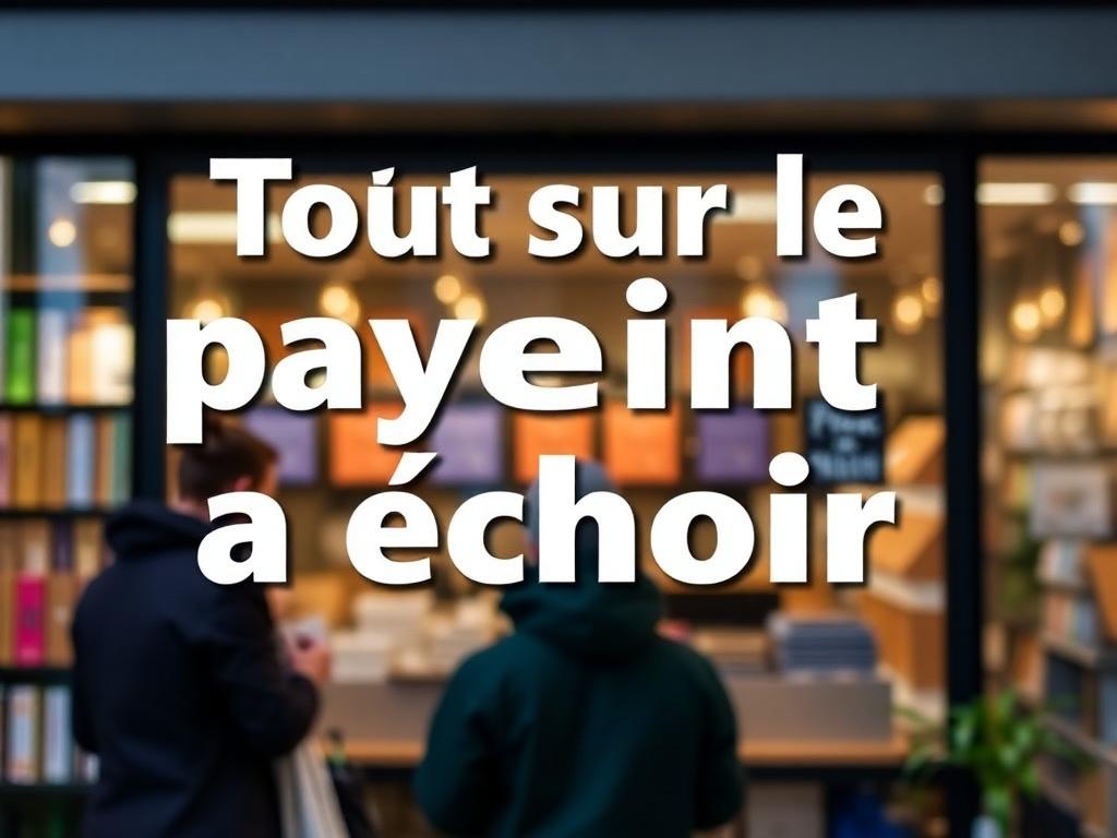 Qu’est-ce que le paiement à échoir ?