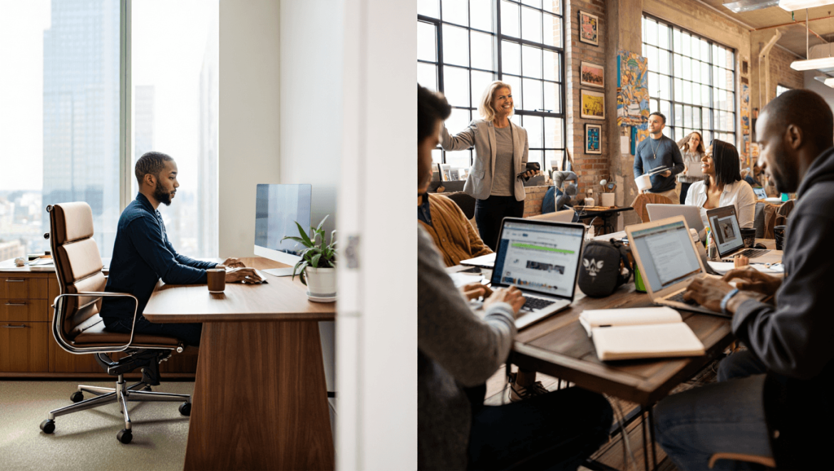 Louer un bureau ou choisir un espace de coworking : que privilégier pour son entreprise ?